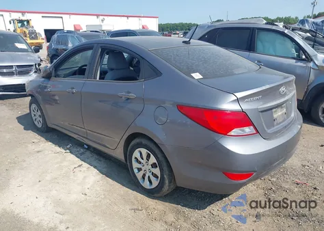 2016 Hyundai Accent Se из США, поврежденный, VIN KMHCT4AEXGU035925
